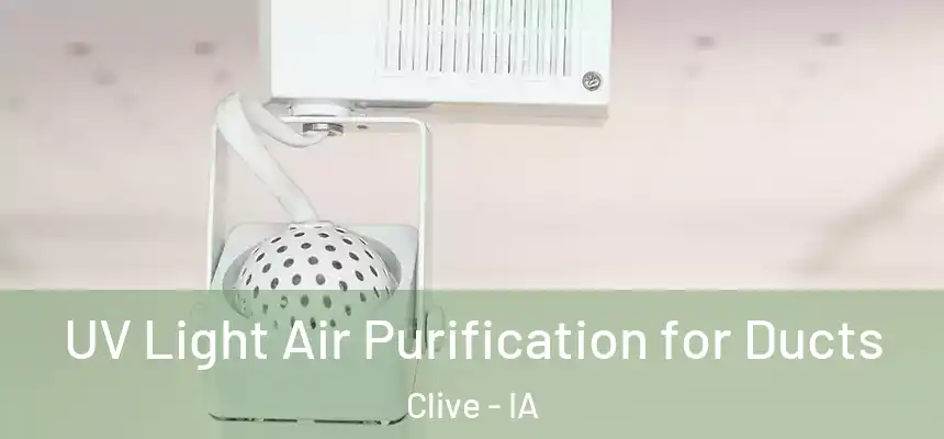  UV Light Air Purification for Ducts Clive - IA